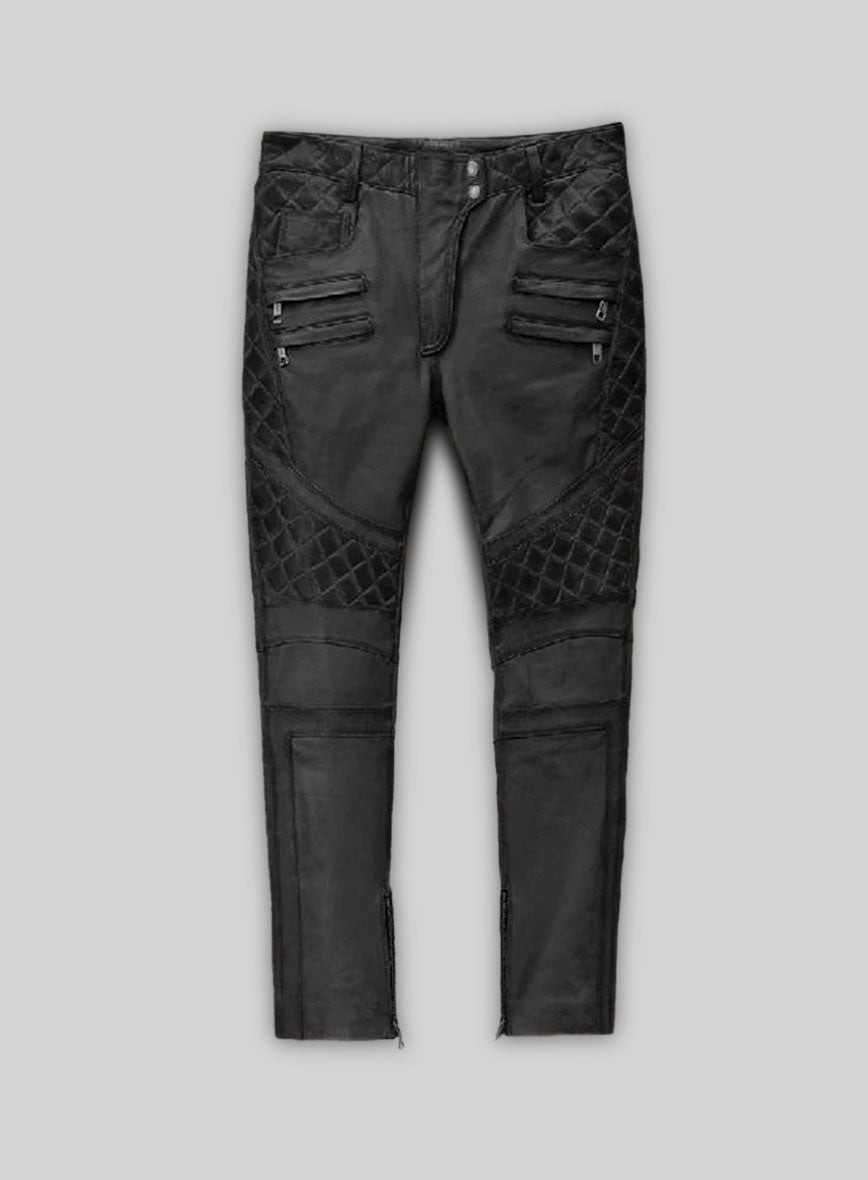 carrierburntcharcoalleatherpantslk
