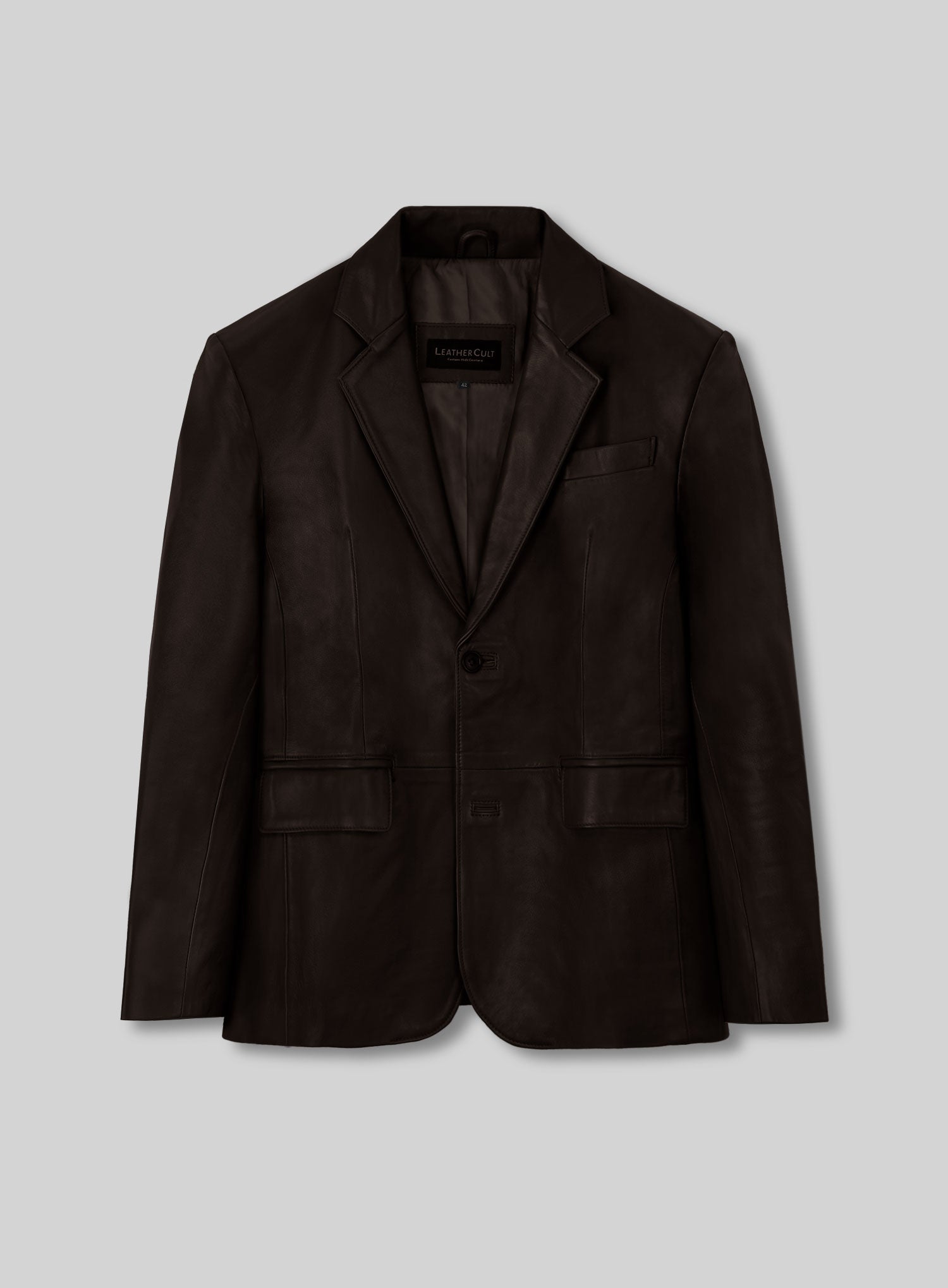 darkbrownleatherblazer42regular