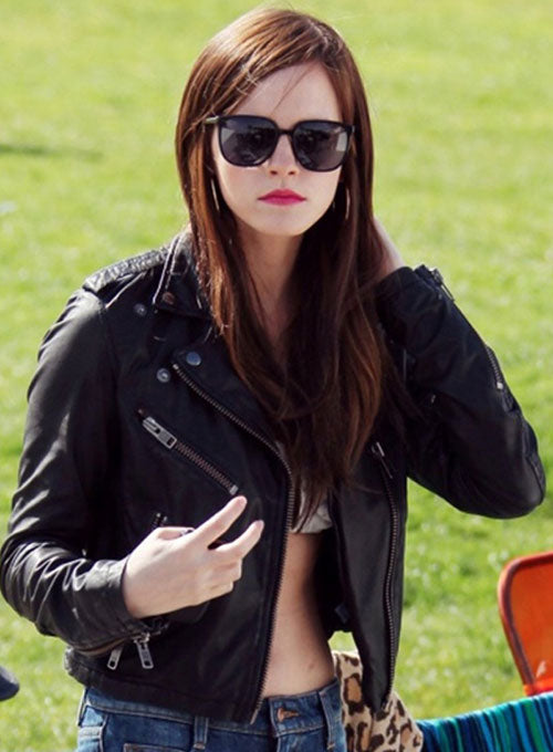 emawatsonblingringleatherjacket