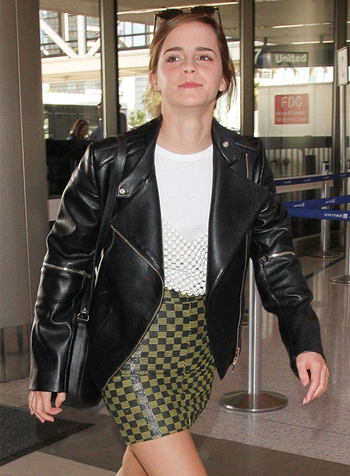 emmawatsonleatherjacket2
