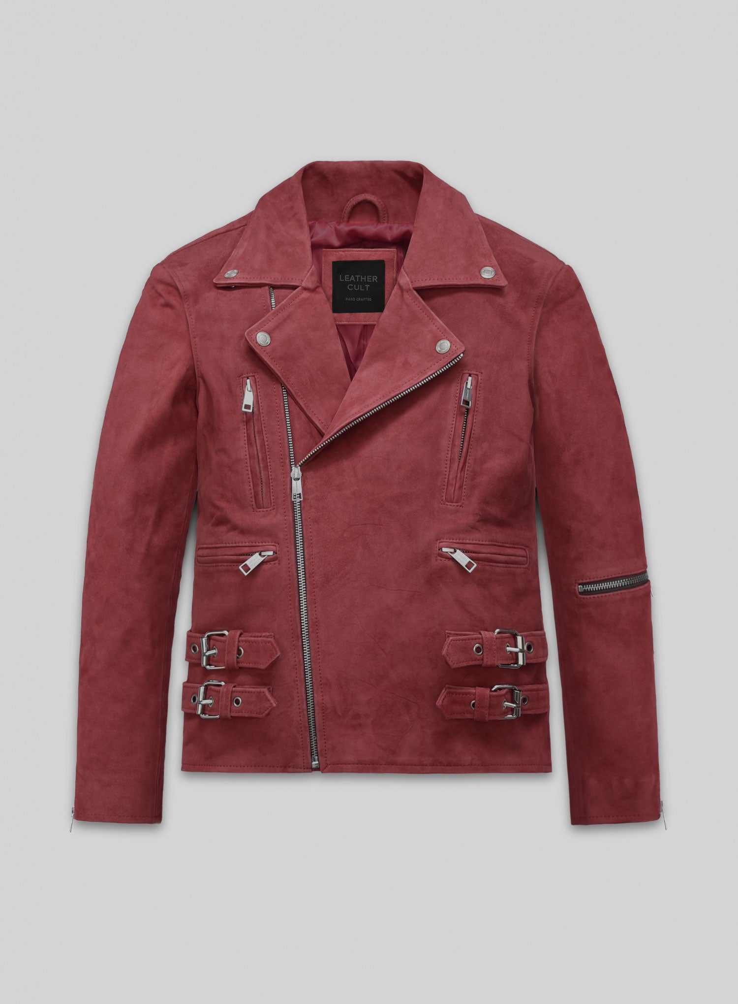 frenchredsuedeleatherjacket903lk