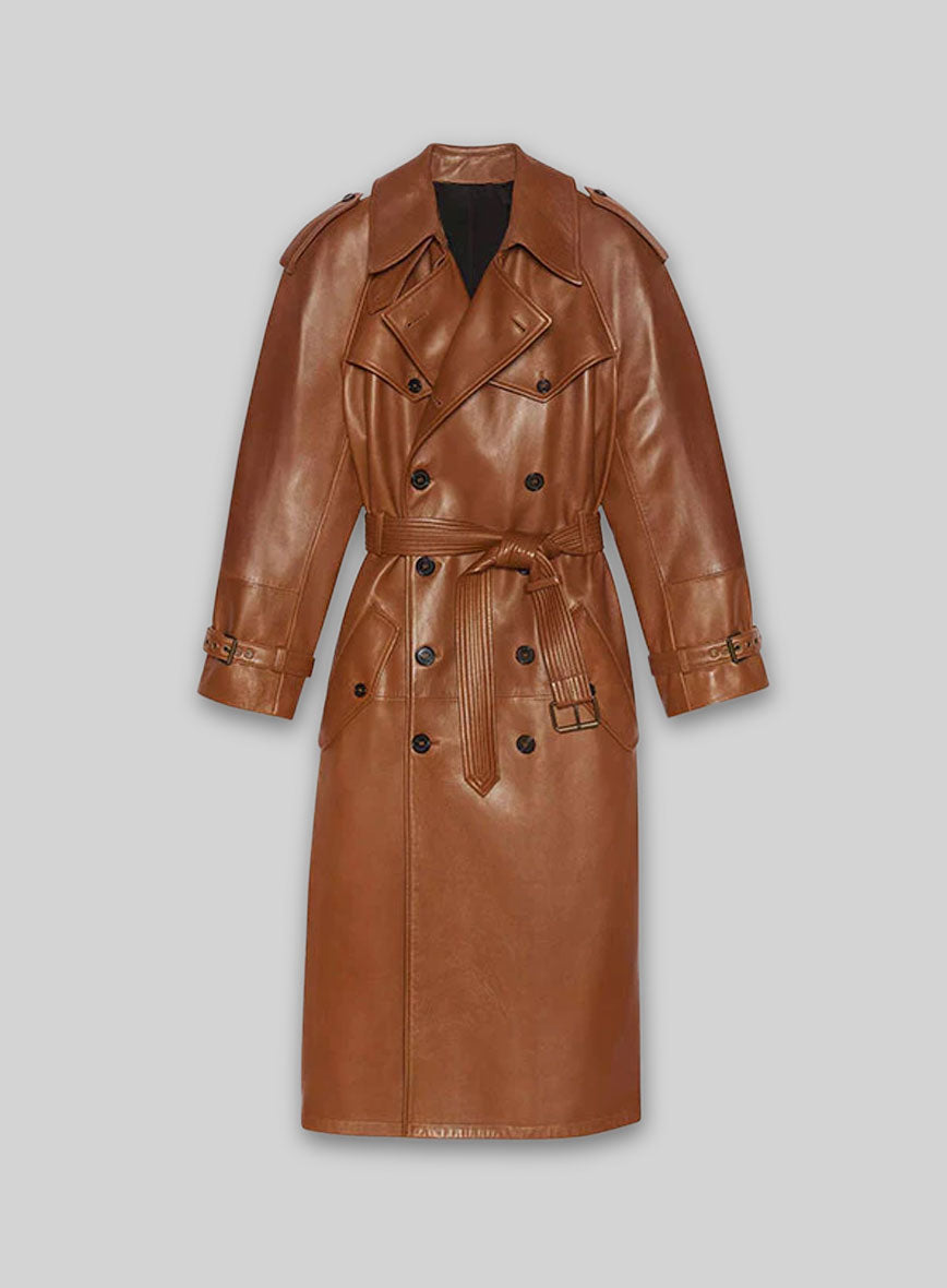 ivyleathertrenchcoatlook