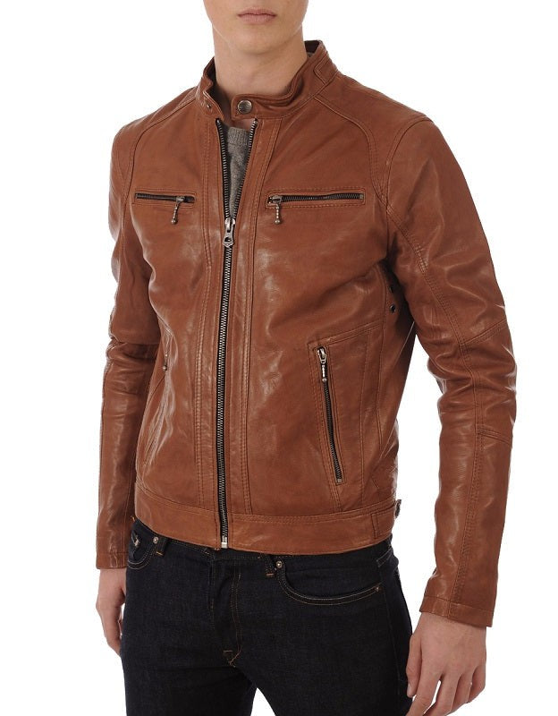 Avalanche-Tan-Leather-Biker-Jacket
