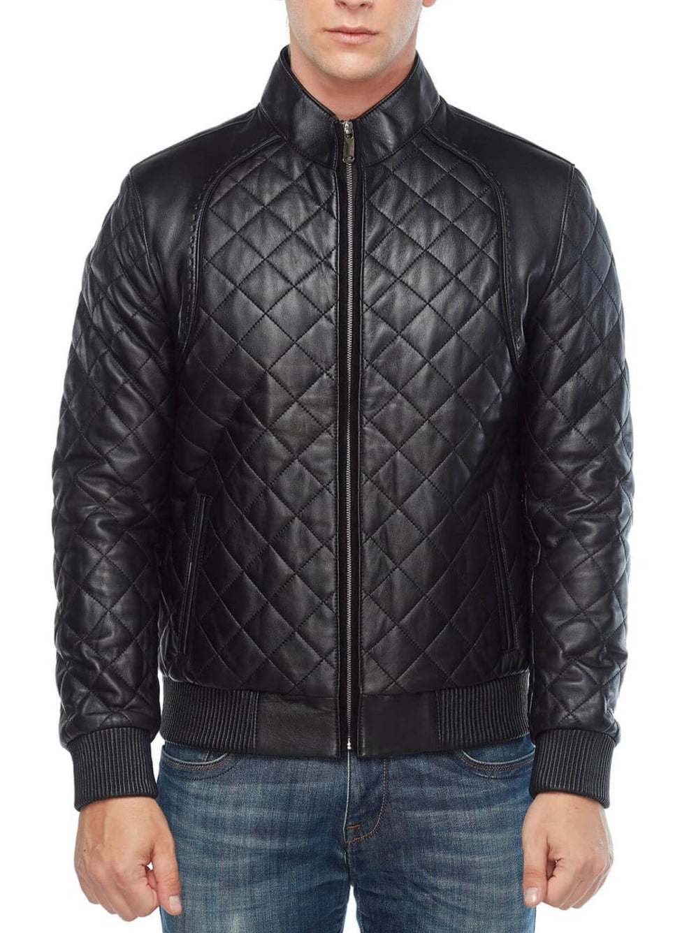 Catalyst-Black-Leather-Bomber-Jacket