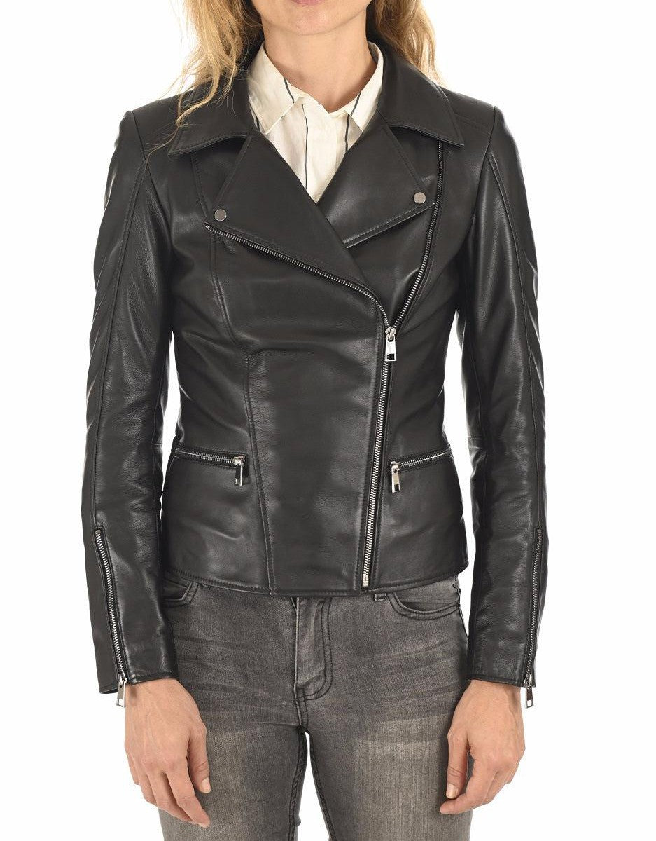 Ember-Black-Leather-Biker-Jacket