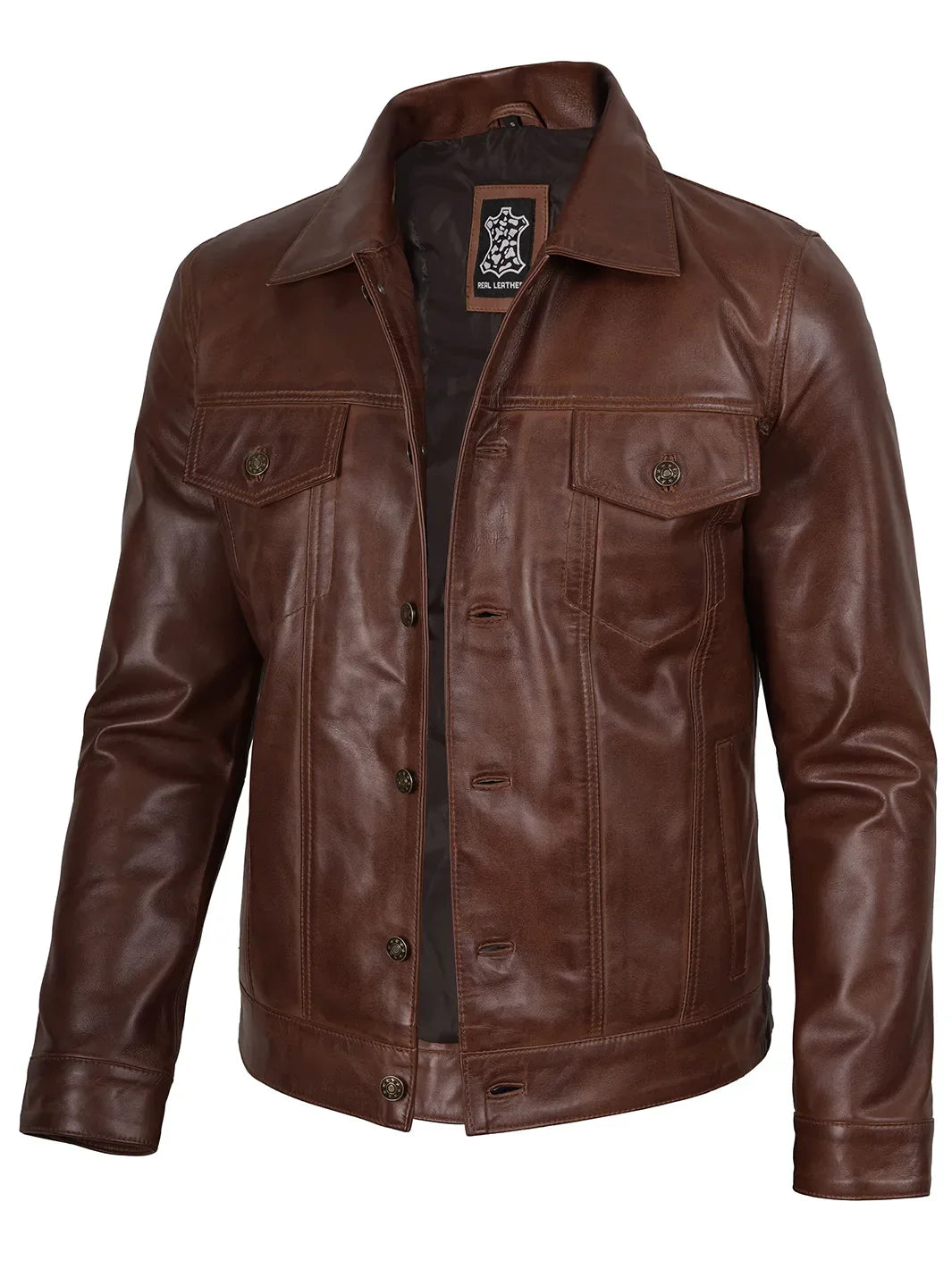 Fernando_Men_s_Cognac_Wax_Harrington_Leather_Trucker_Jacket