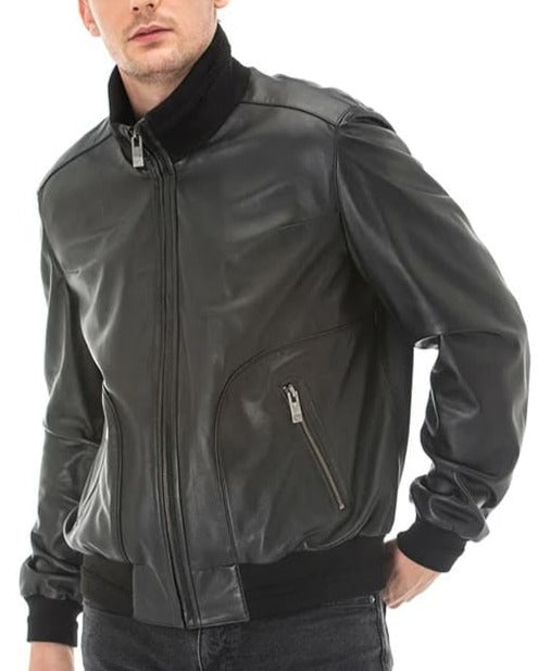 Frontier-Black-Leather-Bomber-Jacket