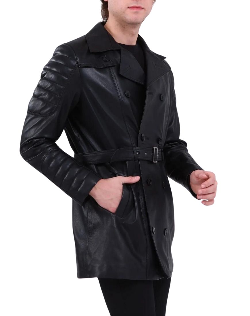 Men_sAresBlackLeatherTrenchCoatside