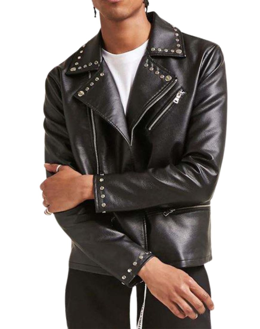 Men_sCarismaBlackStuddedBikerLeatherJacketfront