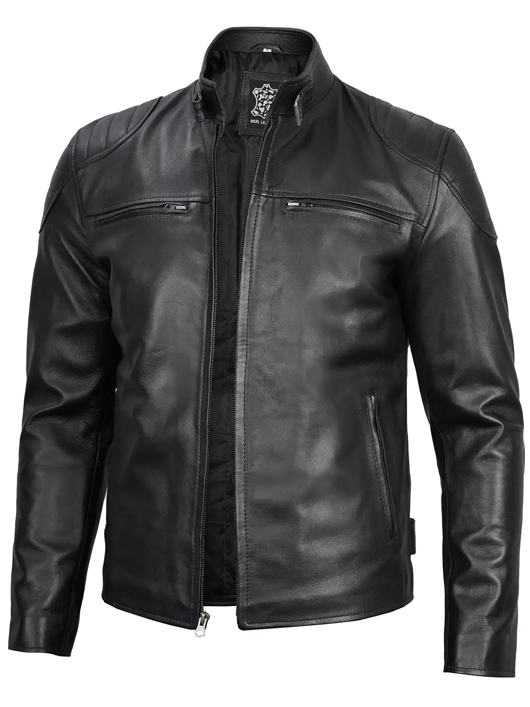 Menscaferacerleatherjacket