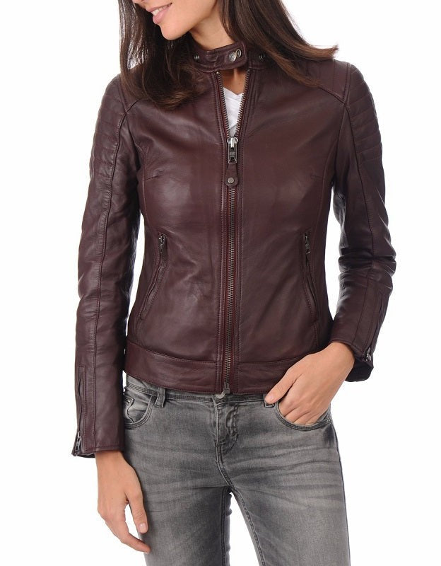 Opal-Brown-Leather-Biker-Jacket