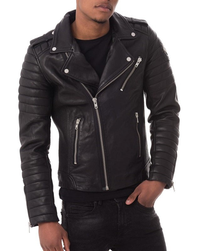 Orion-Black-Leather-Biker-Jacket