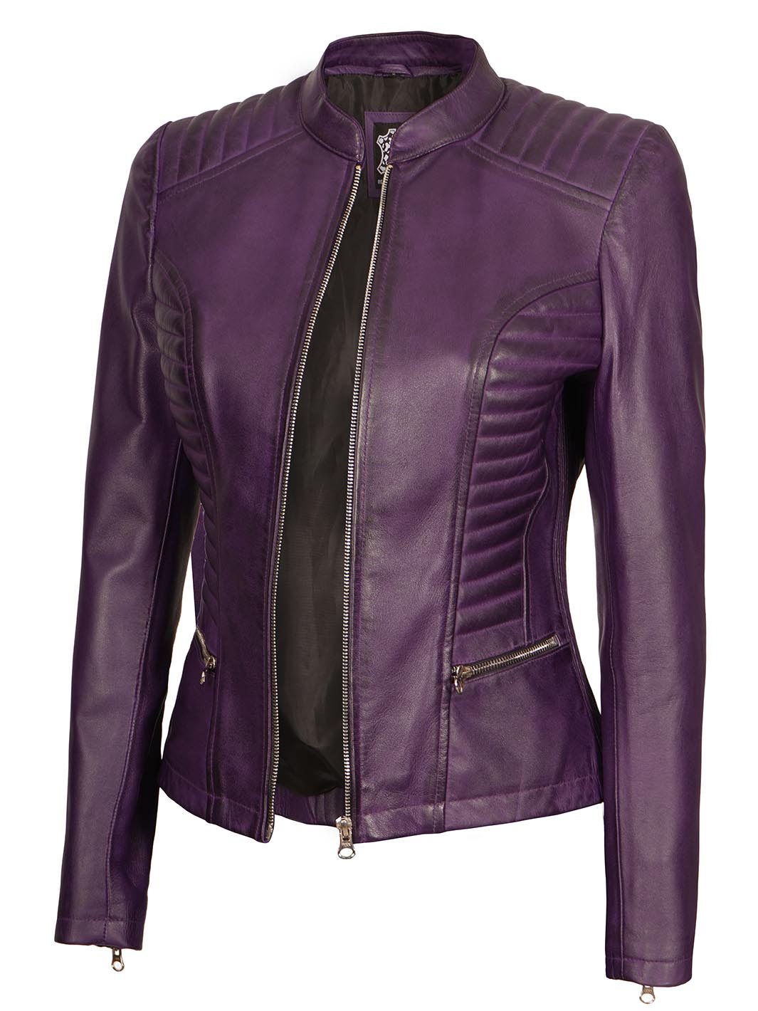 PurpleLeatherJacketForWomen-1