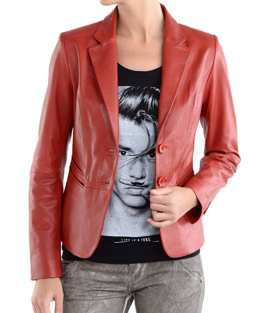 Sapphire-Red-Leather-Blazer