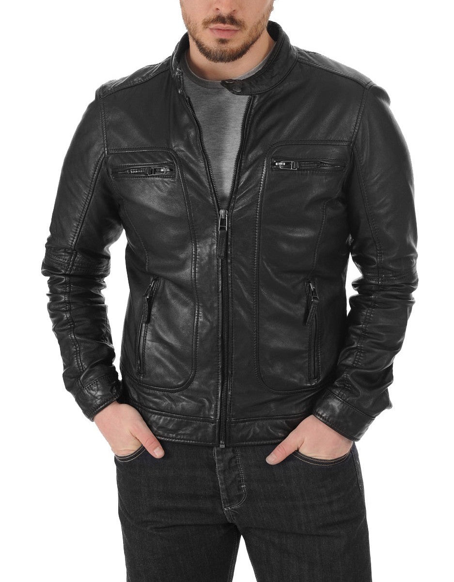 Summit-Black-Leather-Biker-Jacket
