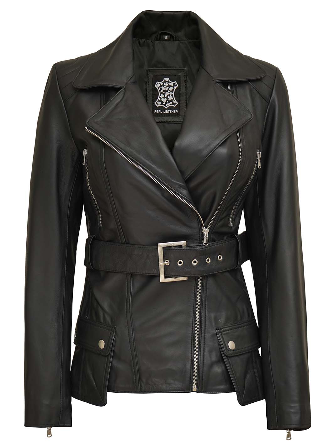 VictoriaWomenBlackLeatherJacket