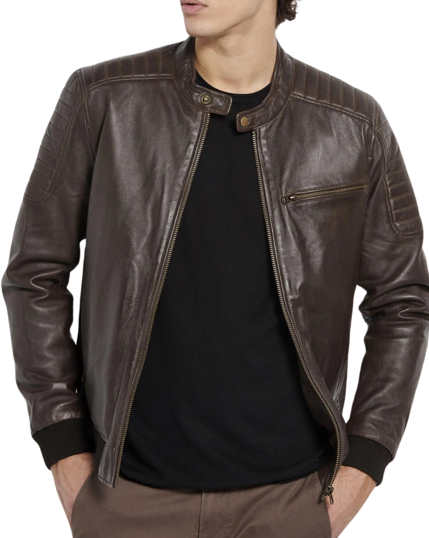Voyager-Brown-Leather-Bomber-Jacket-1