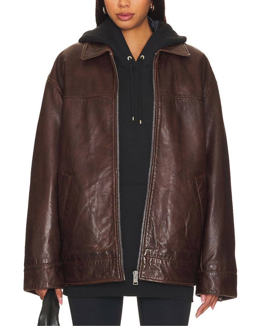 Women_s-Olivia-Brown-Oversized-Leather-Jacket-front1