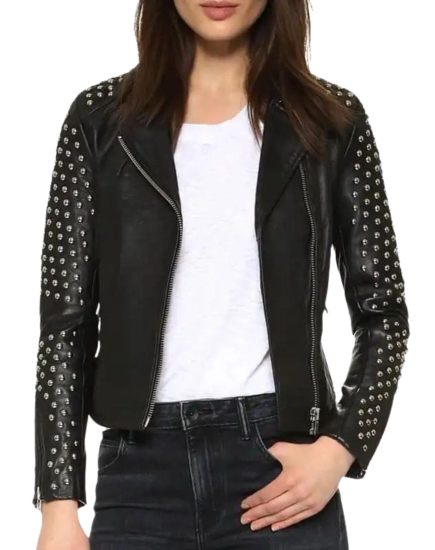Women_sDianaStuddedBlackBikerLeatherJacketFront