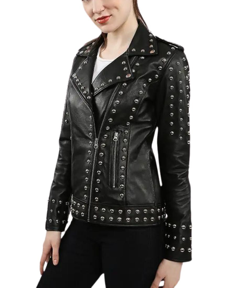Women_sEleonoraStuddedBlackBikerLeatherJacketside3