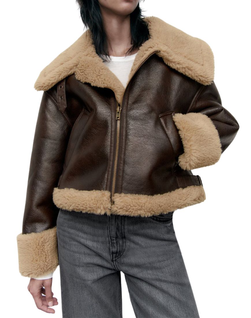 Women_sMartinaFauxShearlingA-2BrownBomberLeatherJacketFront