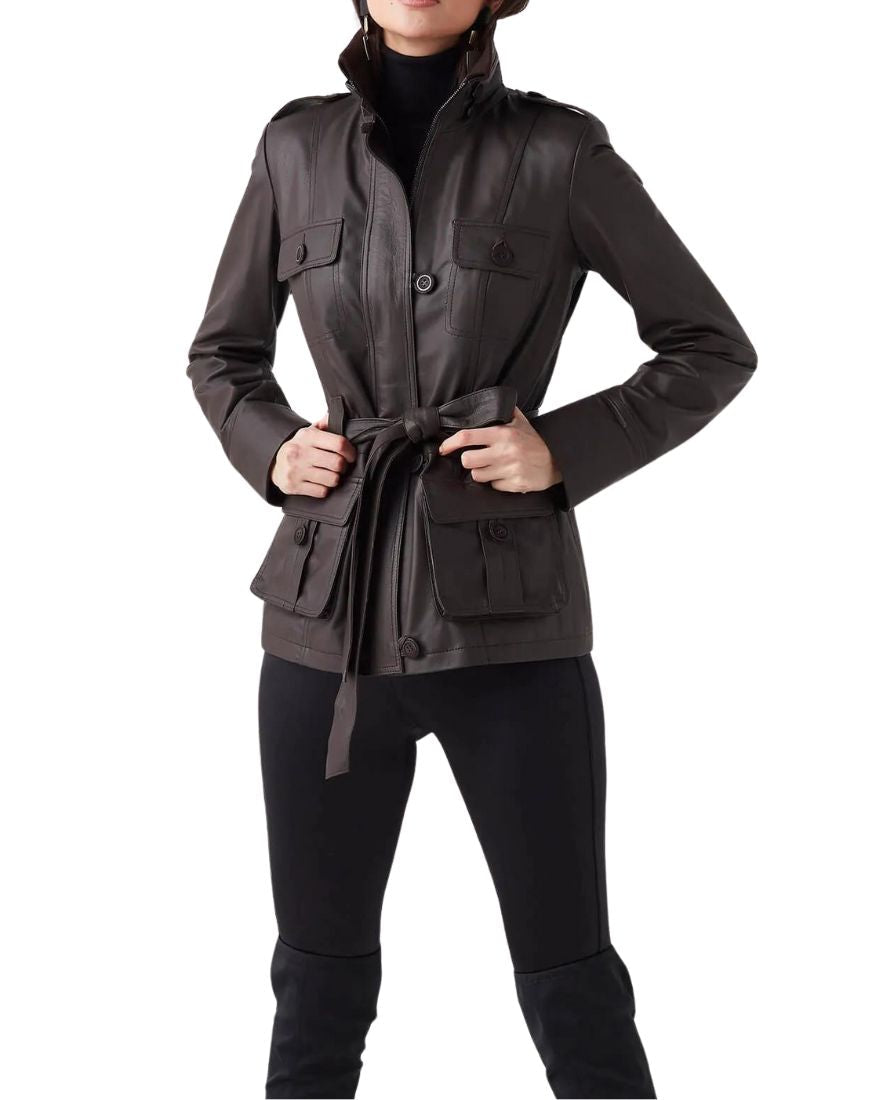 Women_sYolandaBrownLeatherCoatfront