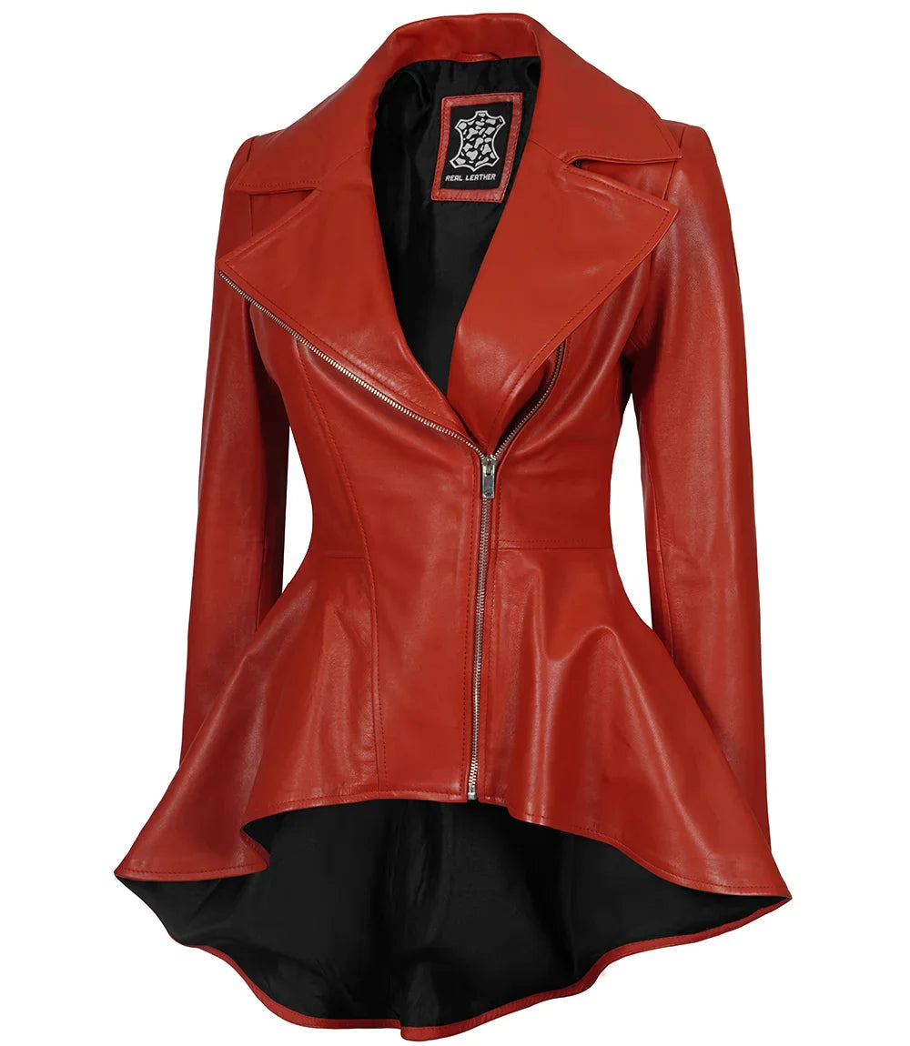 Womens_Red_Asymmetrical_Peplum_Leather_Jacket