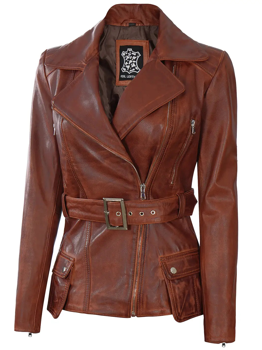 cognacwomenleathermotojacket