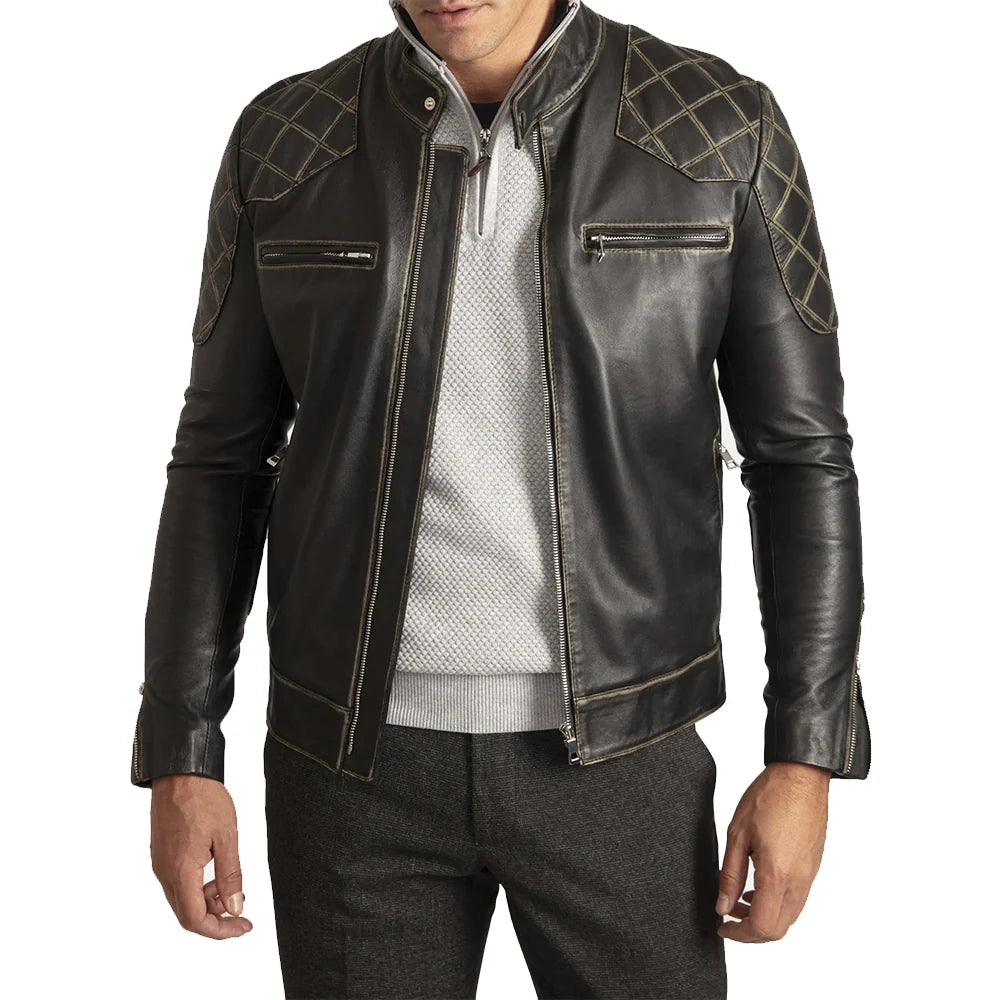 mens-vintage-black-leather-jacket