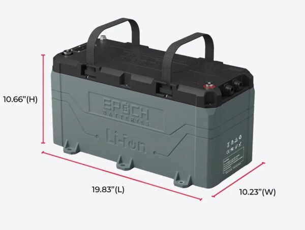 36V 100AH Marine Lithium Battery For Trolling Motors – Bluetooth and Heating Feature | Restocking by July 12 2025 - Image 5