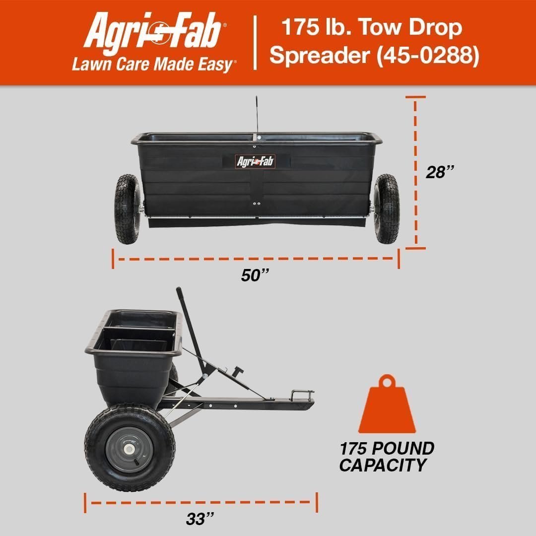 Agri-Fab 45-0543 Tow-Behind 100 lb Lawn & Garden Spiker Seeder Spreader - Image 62