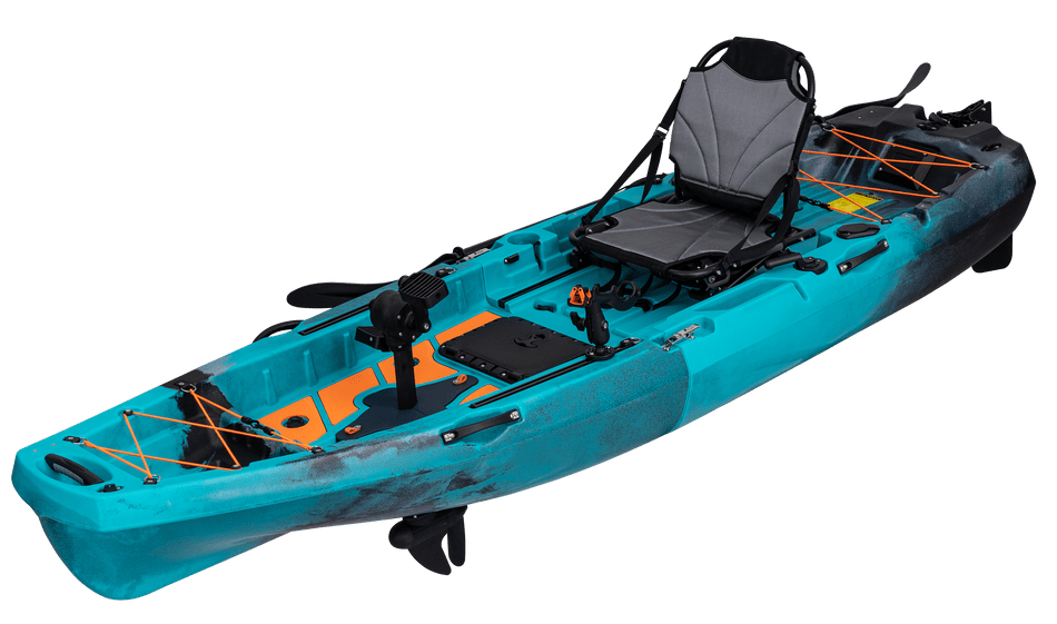 10ft Radar Modular Propeller Drive Pedal Fishing Kayak | 430lbs Capacity | 2 Piece