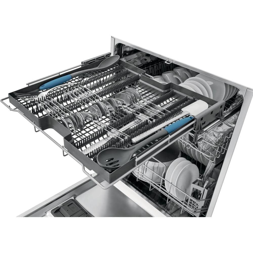 Frigidaire 24 in. Stainless Steel Top Control Built-In Tall Tub Dishwasher with Stainless Steel Tub and 3rd Level Rack, 49 dBA - Image 9