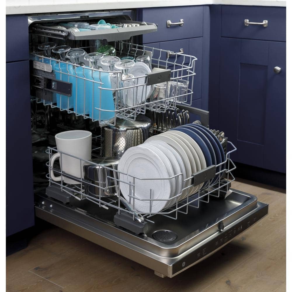 GE Adora 24 in. Stainless Steel Top Control Built-In Tall Tub Dishwasher with Stainless Steel Tub, 3rd Rack, and 48 dBA - Image 10