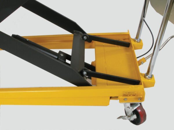 Wesco 273230 Long Deck Scissor Lift Table – 2,200 lb, 30″×80″ Hydraulically Pumped - Image 2
